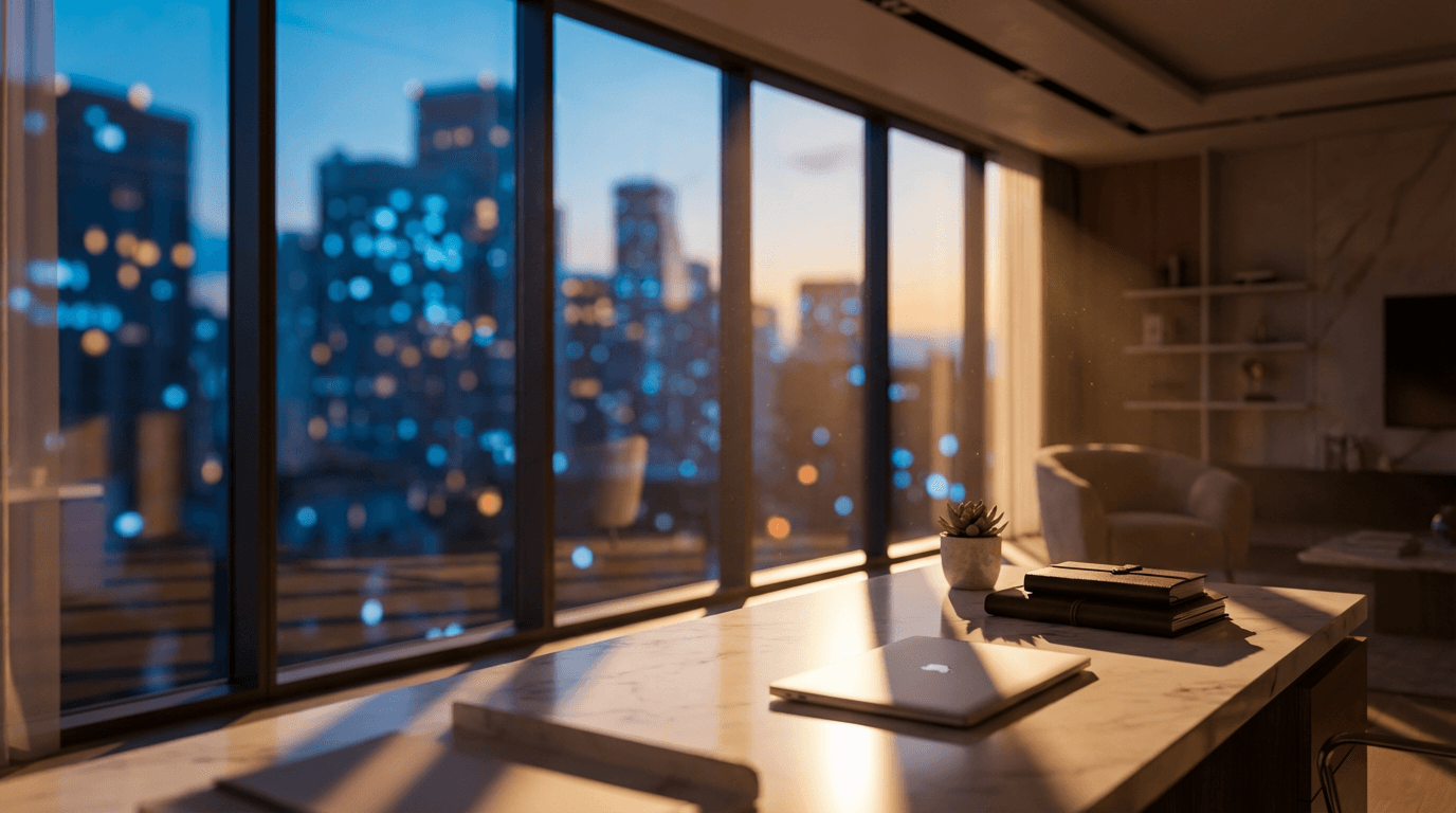 Panin Asset Management U.S. office in New York with skyline view